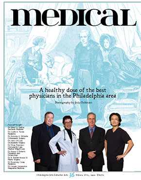 Medical magazine — best physicians in the Philadelphia area, August 2014